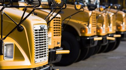 school buses for different school districts