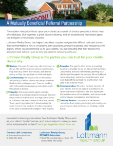 a mutally beneficial referral partnership pamphlet