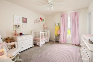 newborn child's room of home for sale in clayton