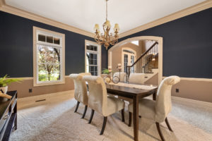 dining area of home for sale in clayton
