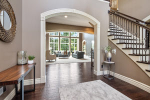 entryway of home for sale in clayton