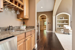 wet bar of home for sale in clayton