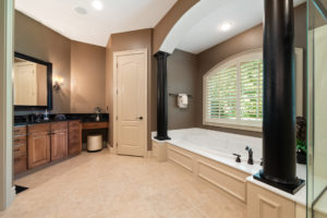master bathroom of home for sale in clayton