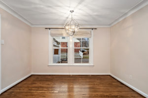 dining area of home for sale in university city
