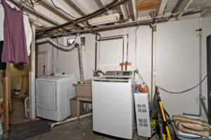 basement laundry of home for sale in university city