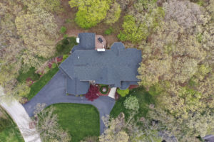 aerial of home for sale in wildwood mo
