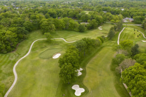 aerial of golf course for sale by the jeff lottmann group