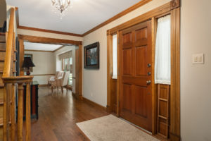 front entryway of home for sale by the jeff lottmann group